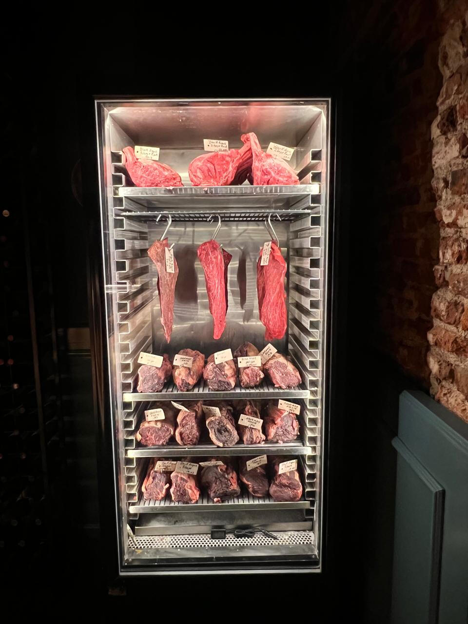 Featuring premium dry-aged beef.